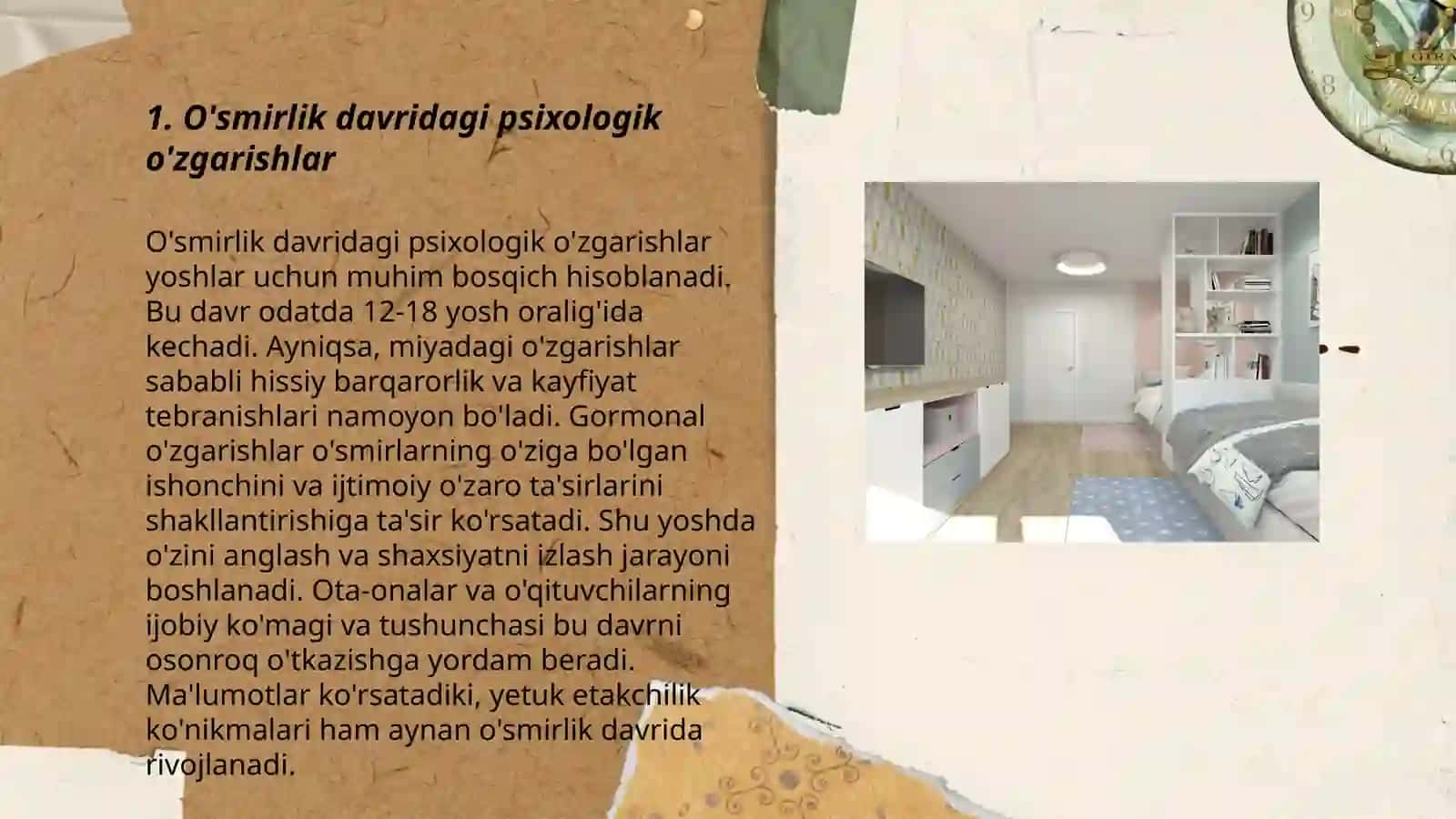 O'smirlik davridagi psixologik o'zgarishlar 3