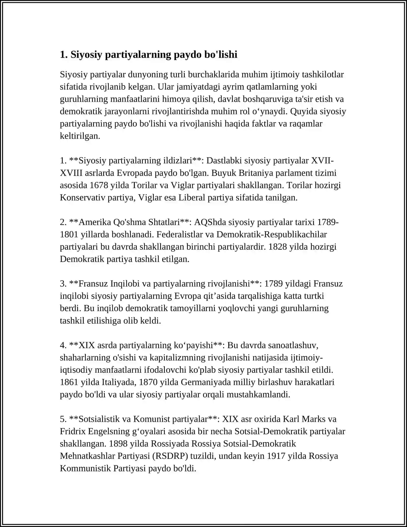 O'ZBEKISTONDA SIYOSIY PARTIYALAR TARIXI 3