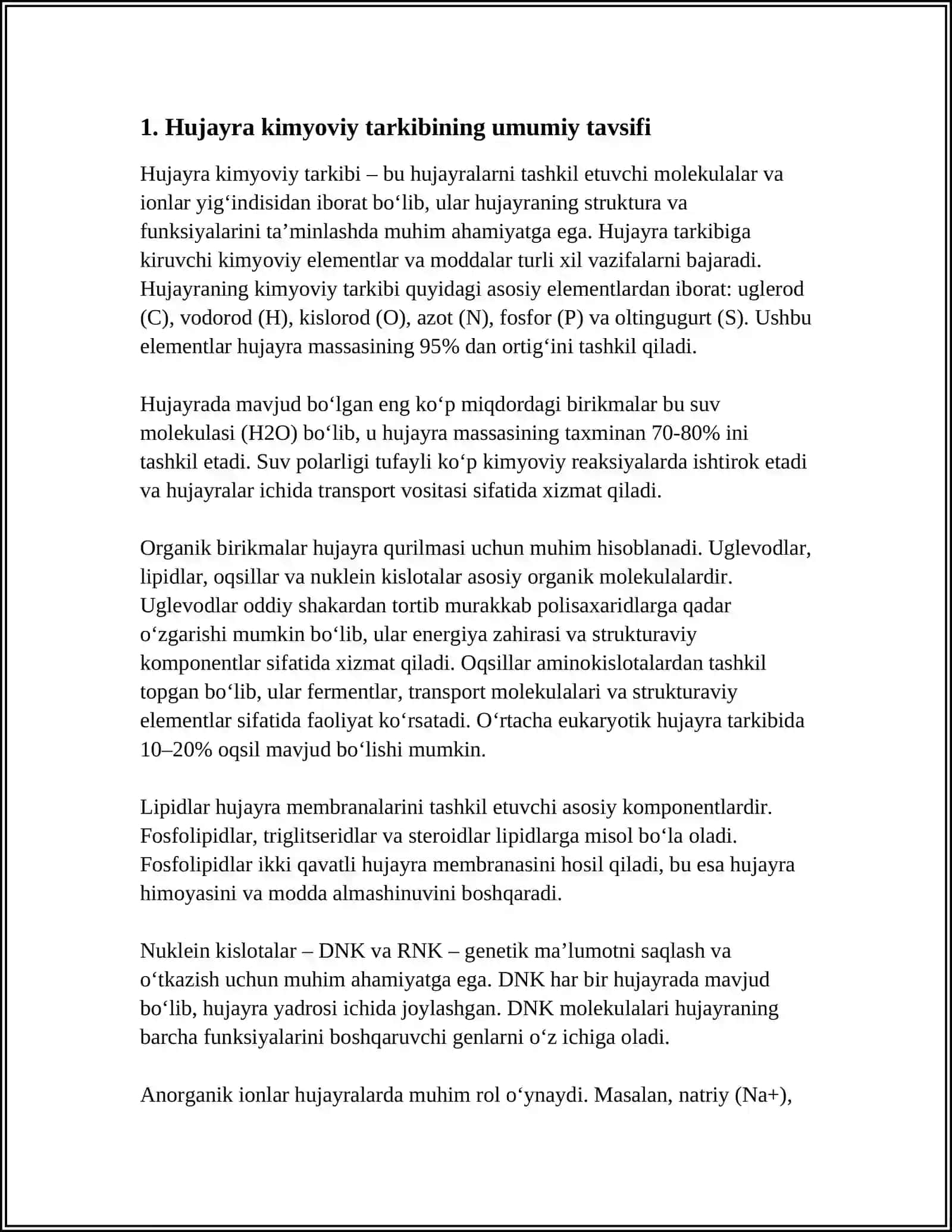 HUJAYRANING KIMYOVIY TARKIBI 3