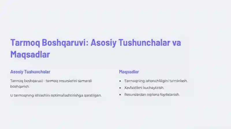 simli va simsiz tarmoqni boshqarish 3