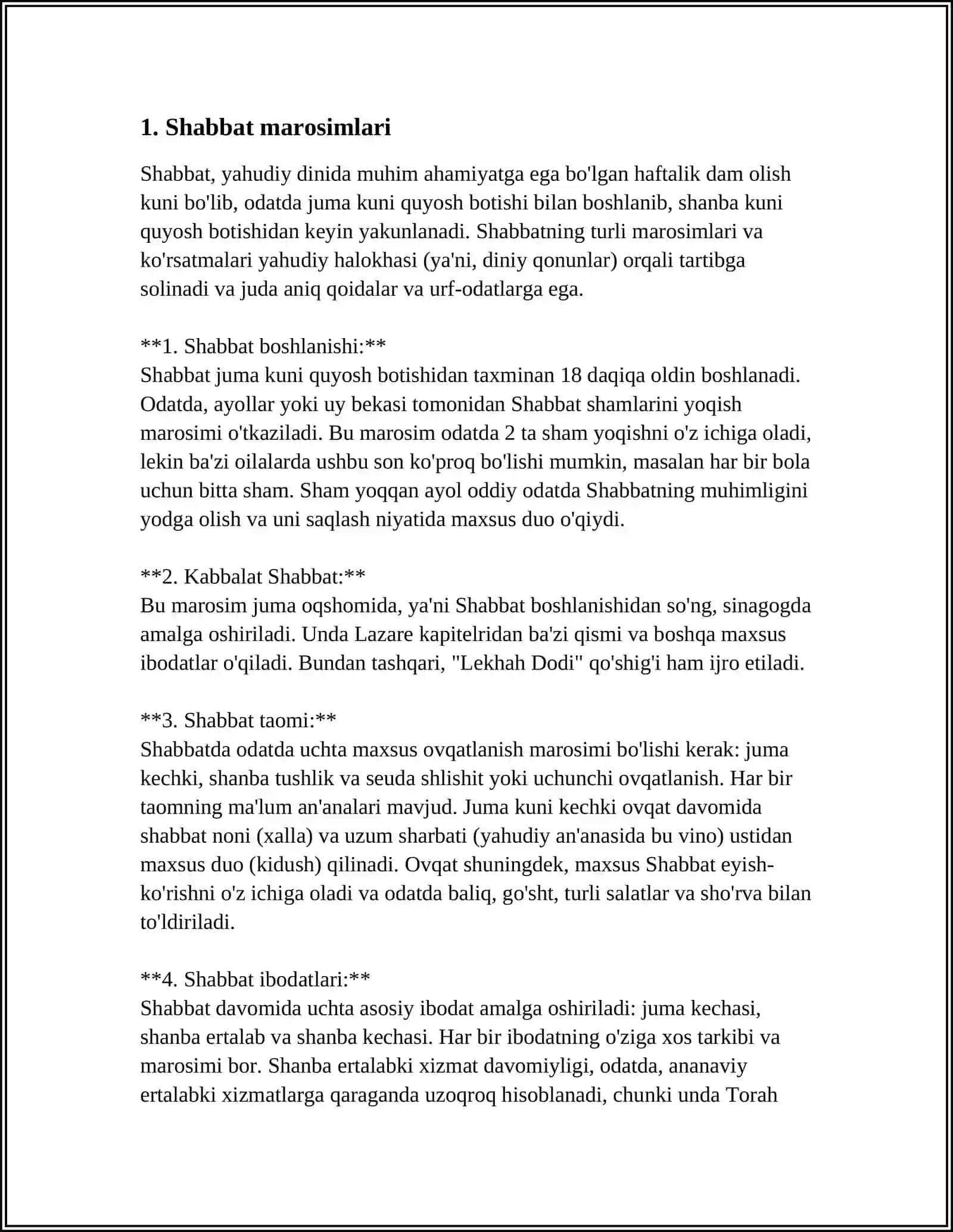BUXORO YAHUDIYLARINING DINIY MAROSIMLARI VA BAYRAMLARI 3
