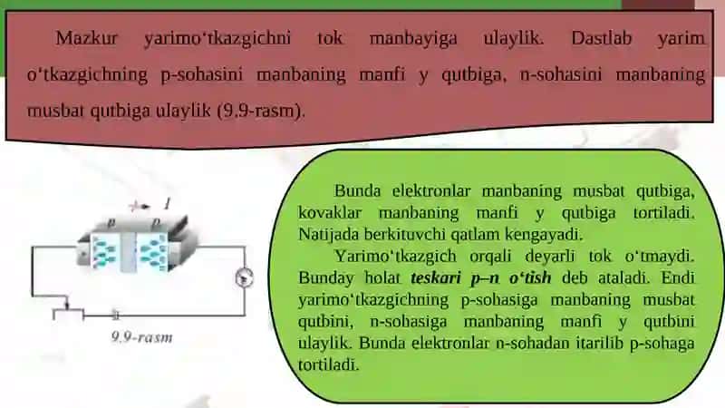 YARIM OʻTKAZGICHLI ASBOBLARNIMG ISH JARAYONI 3
