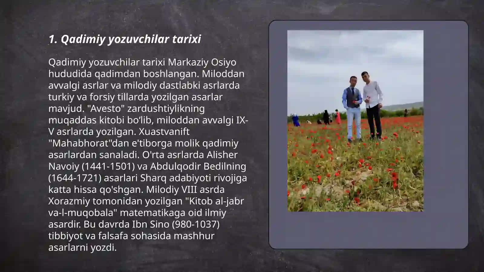 Qadimiy yozuvchilar tarixi 3