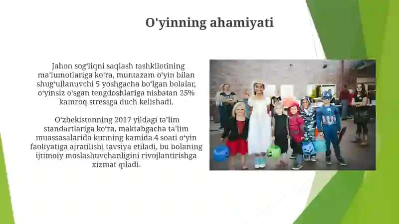 O'yinning Ahamiyati 3