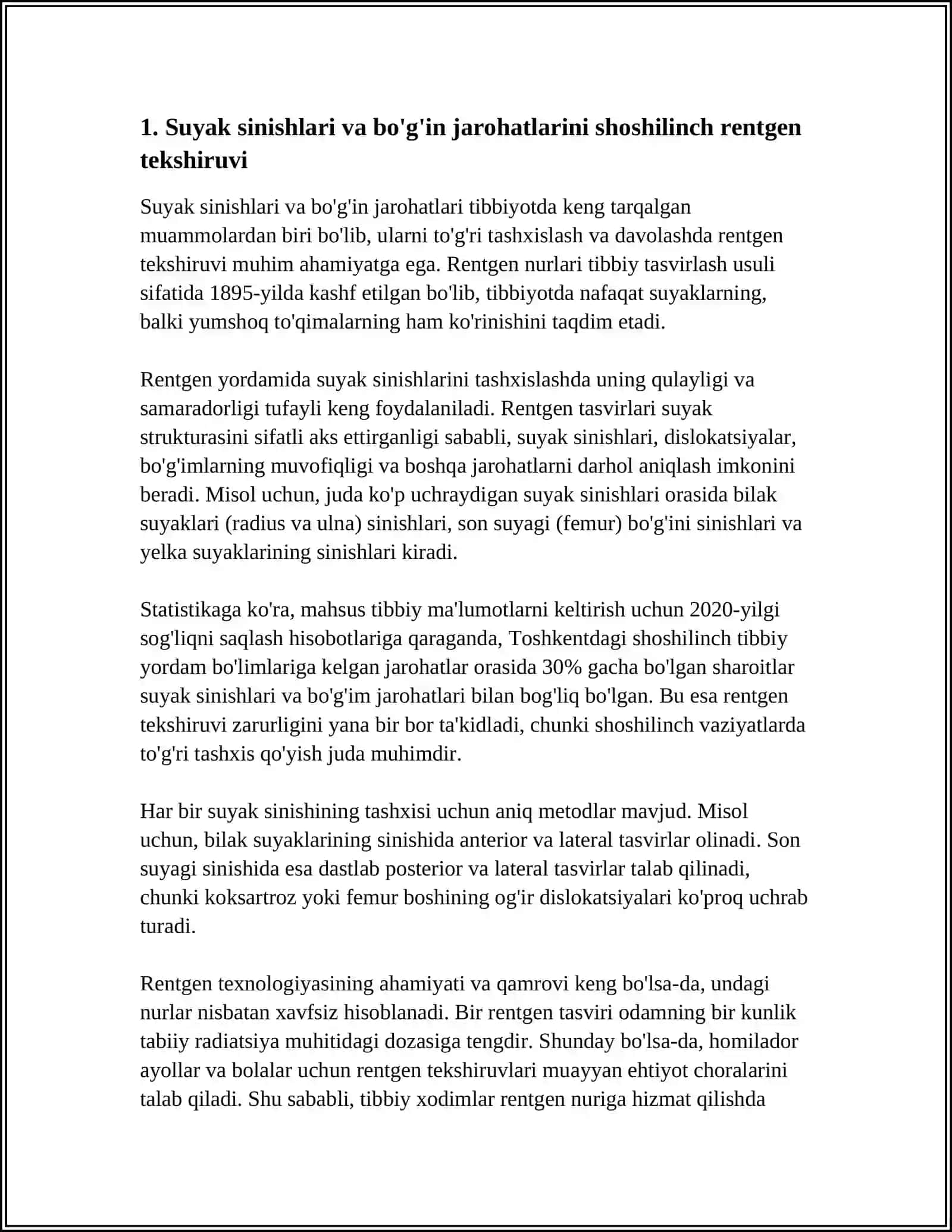 SHOSHILINCH HOLATLAR NUR TASHXISI 3