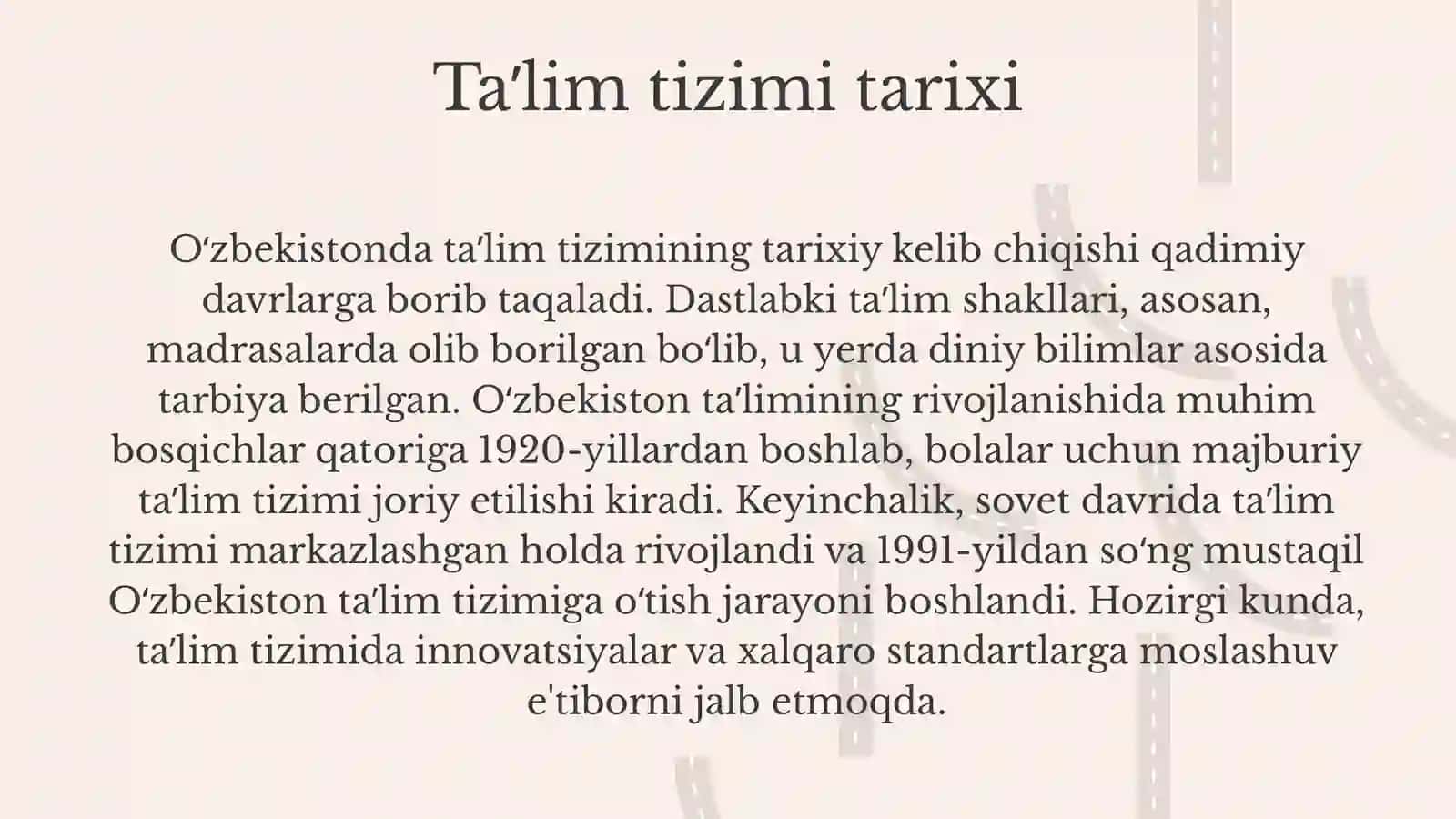 Oʻzbekistonda taʼlim tizimi 3