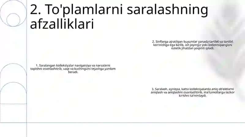 To'Plamlarni Sinflarga Ajratish 3