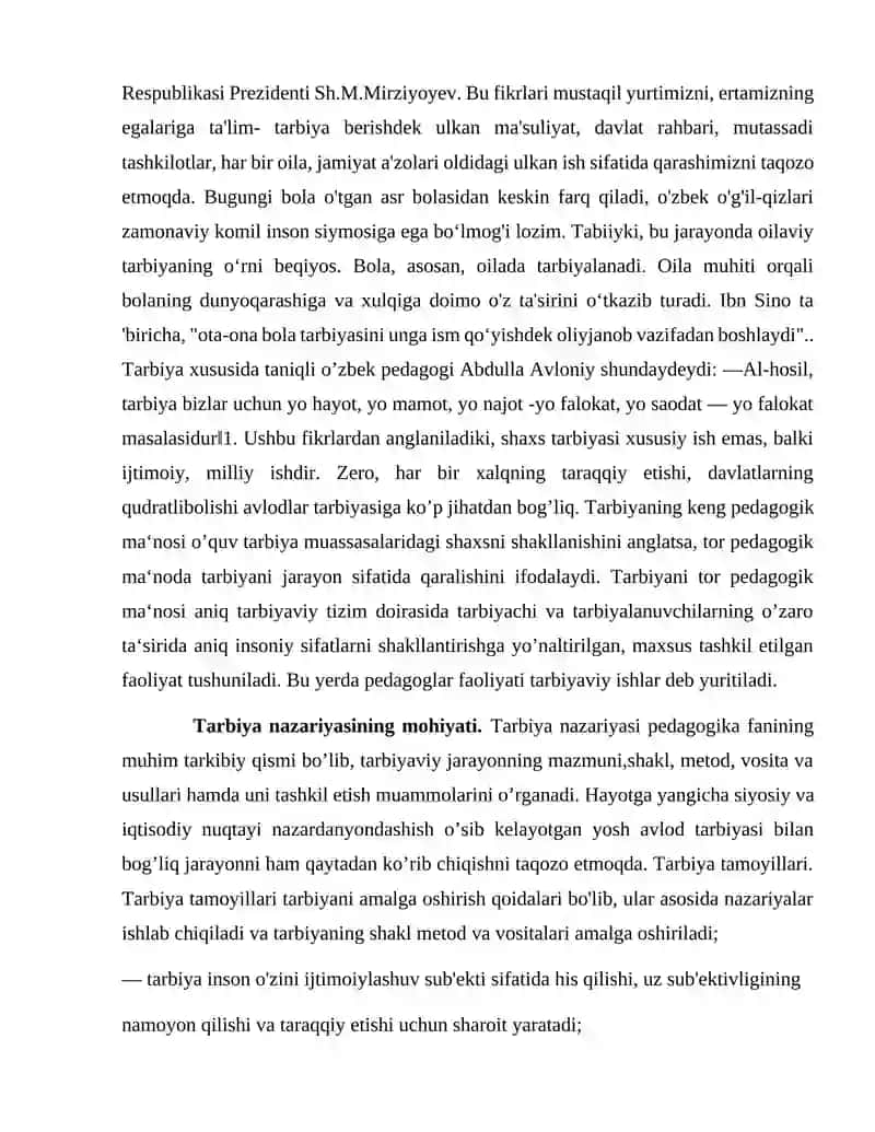 Tarbiya va ijtimoiy tarbiya bosqichlari. 3