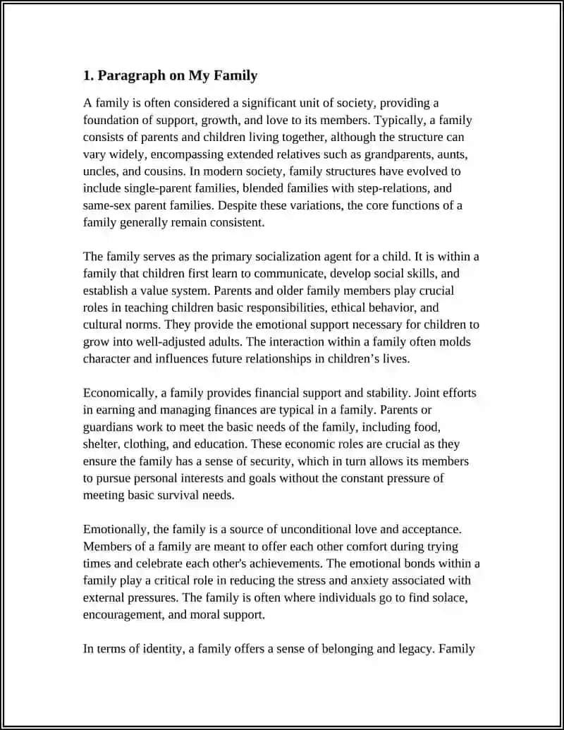 PARAGRAGH WRITTING ON VARIOUS THEMES 3