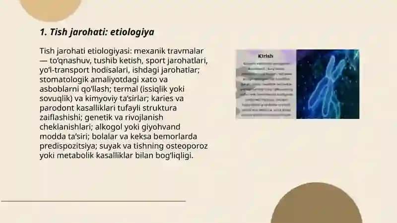 Tish jarohati 3