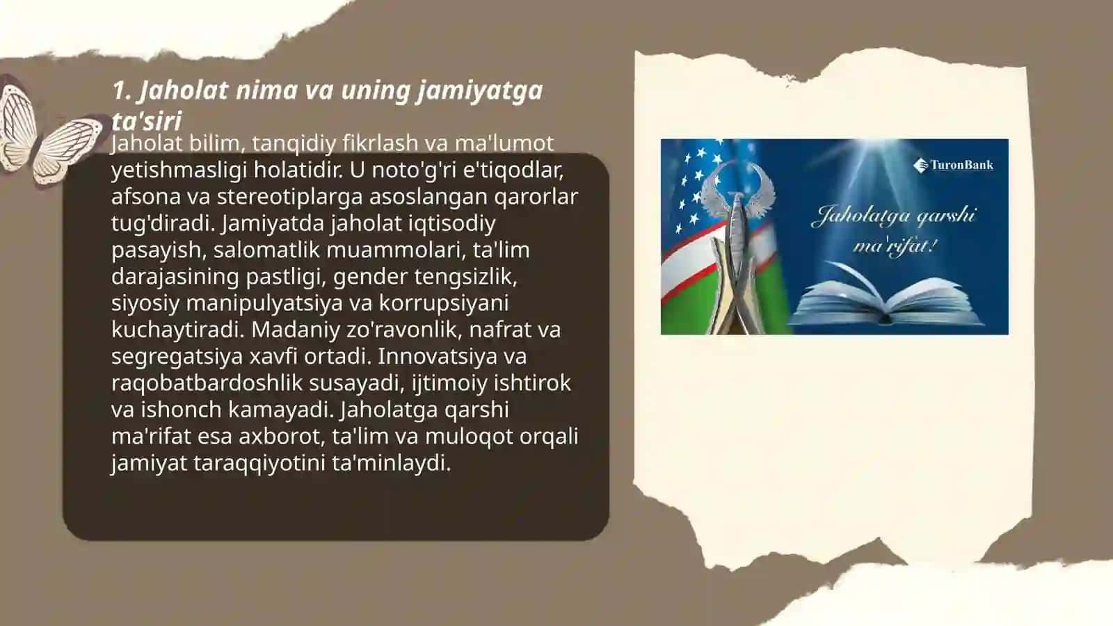 Jaholatga qarshi ma'rifat 3