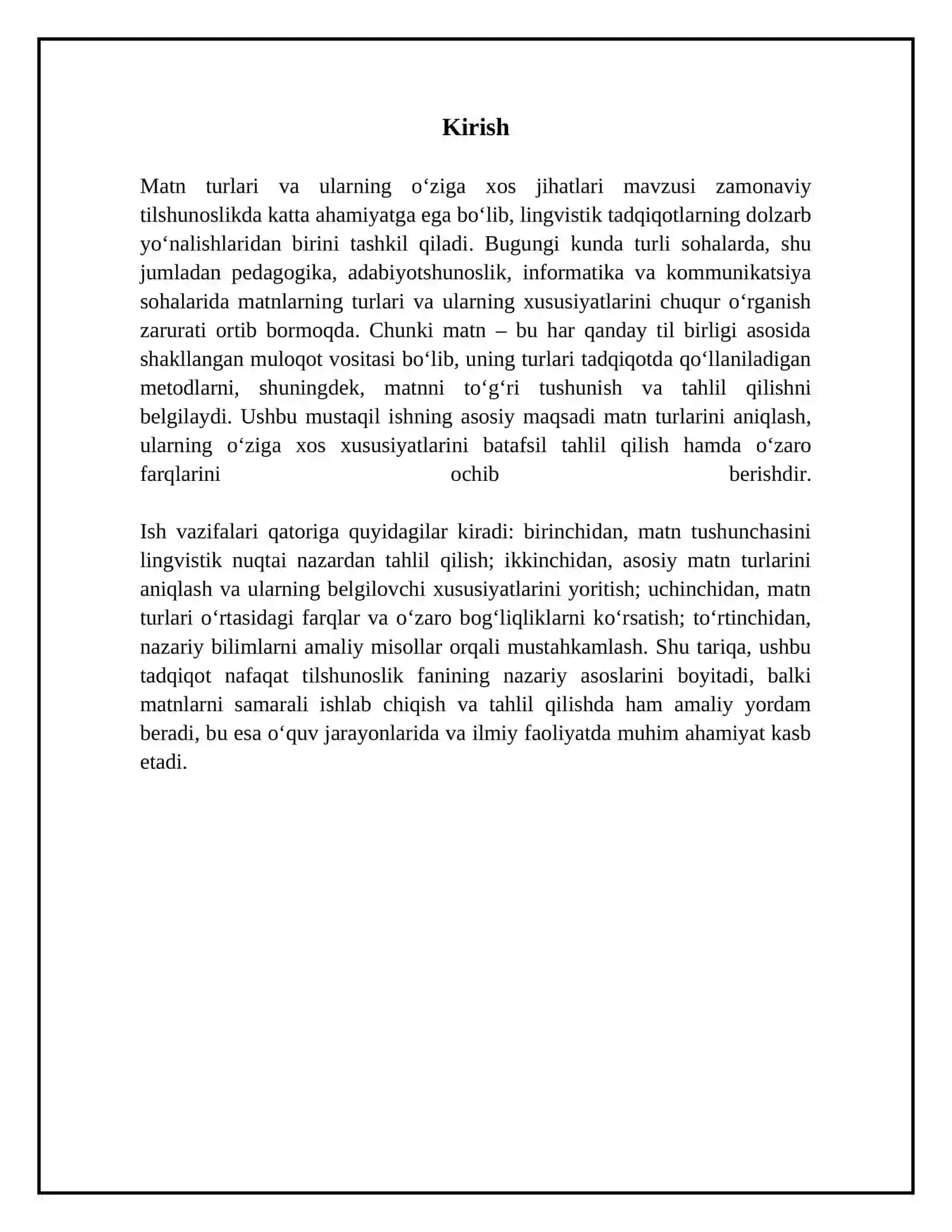 Matn turlari,ularning oʻziga xos jihatlari 3