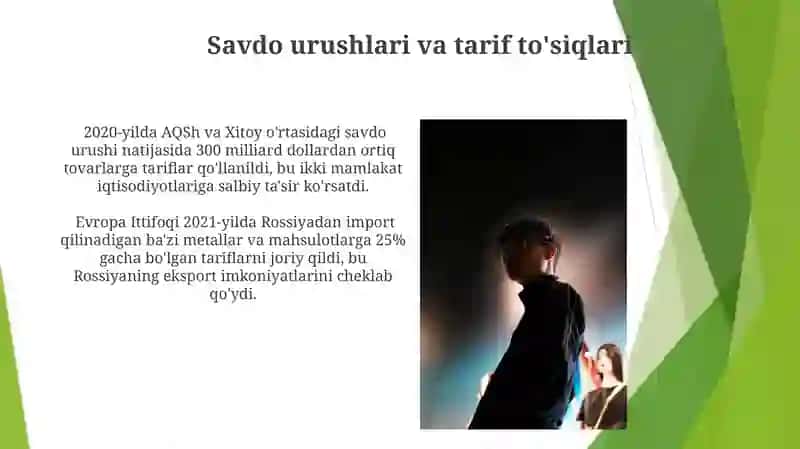 Tarif siyosati 3