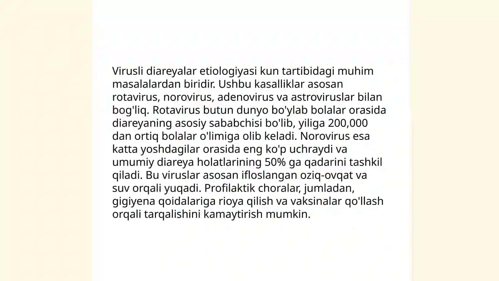 Virusli diareyalar etiologiyasi 3