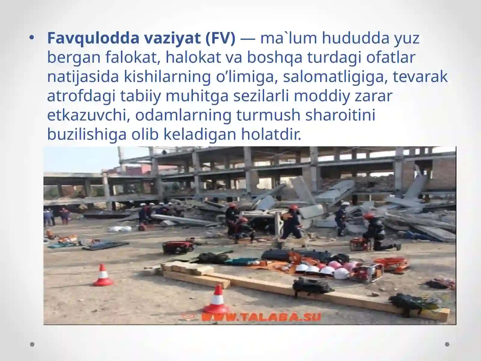HAYOT FAOLIYATI XAVFSIZLIGI 3