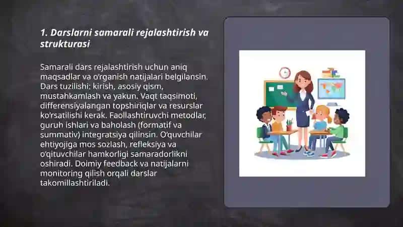 Sinf rahbarining o' quv faoliyati samaradorligini oshirish yo’llari 3