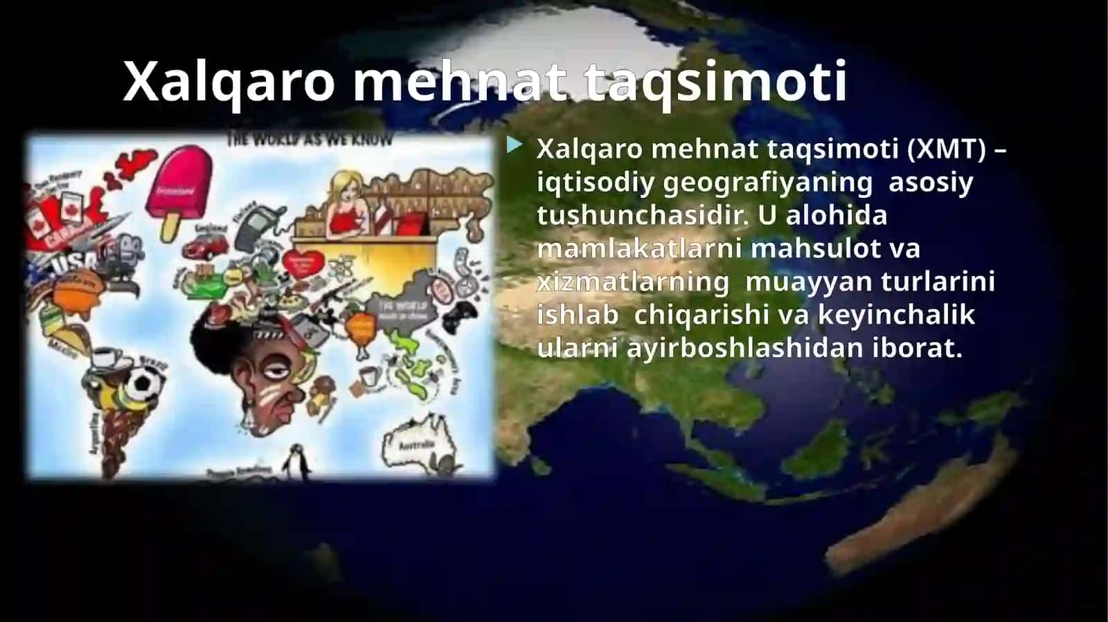 Xalqaro mehnat taqsimoti 3