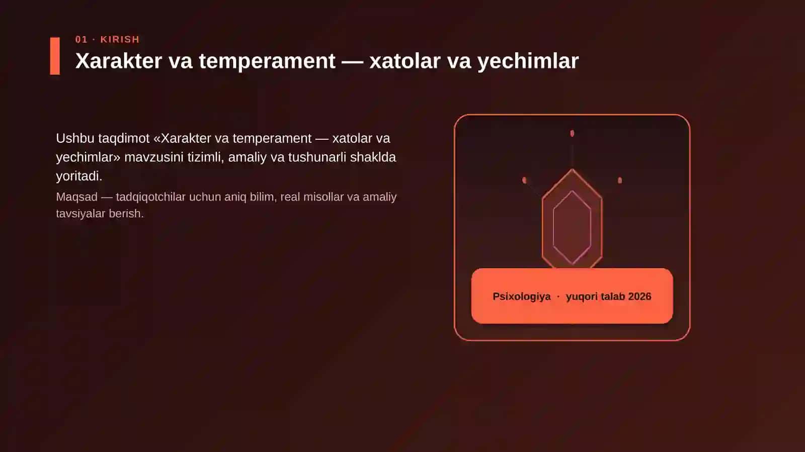 Xarakter va temperament — xatolar va yechimlar 3