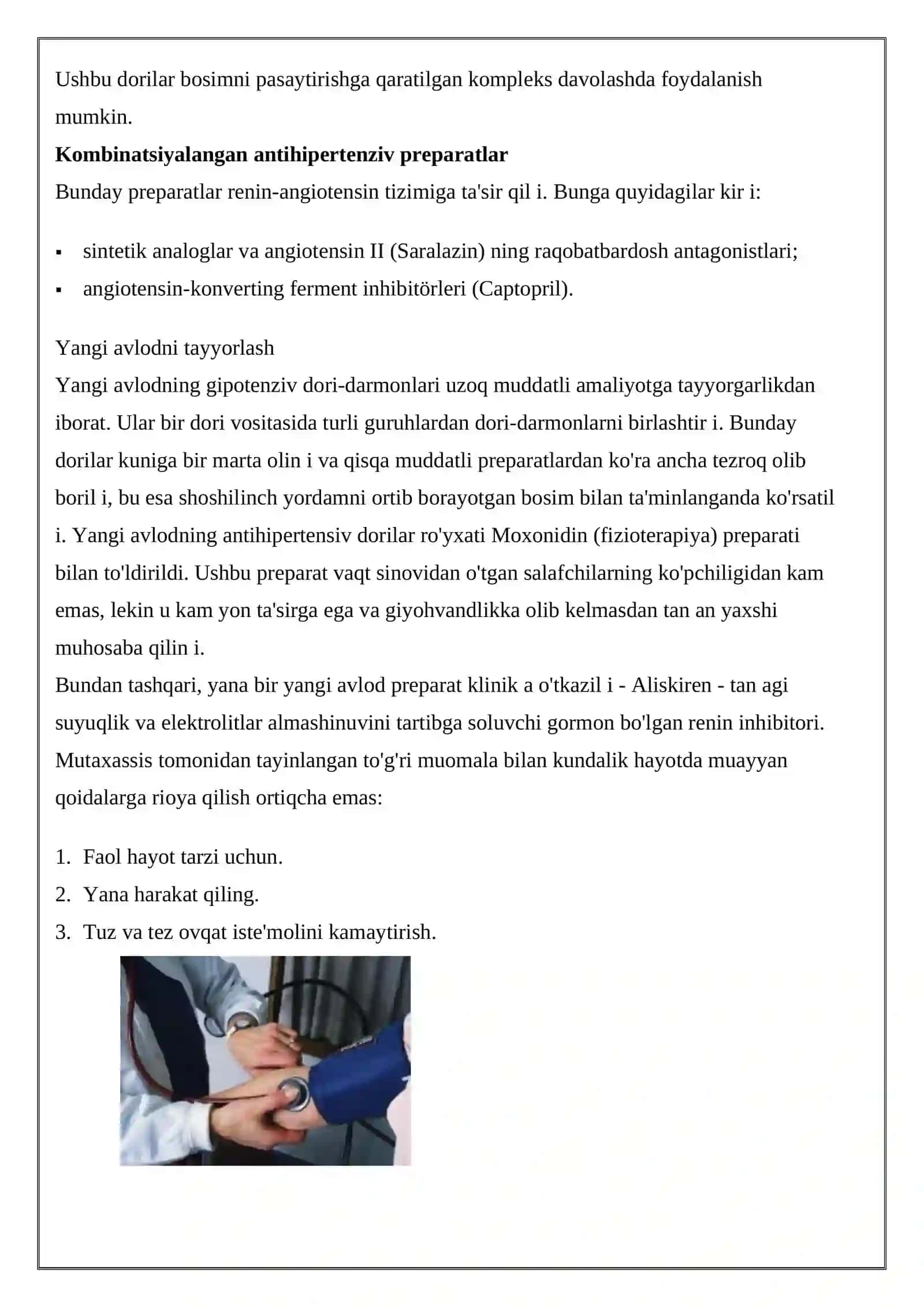 GIPERTONIK KRIZDA ISHLATILADIGAN DORI VOSITALARI 3