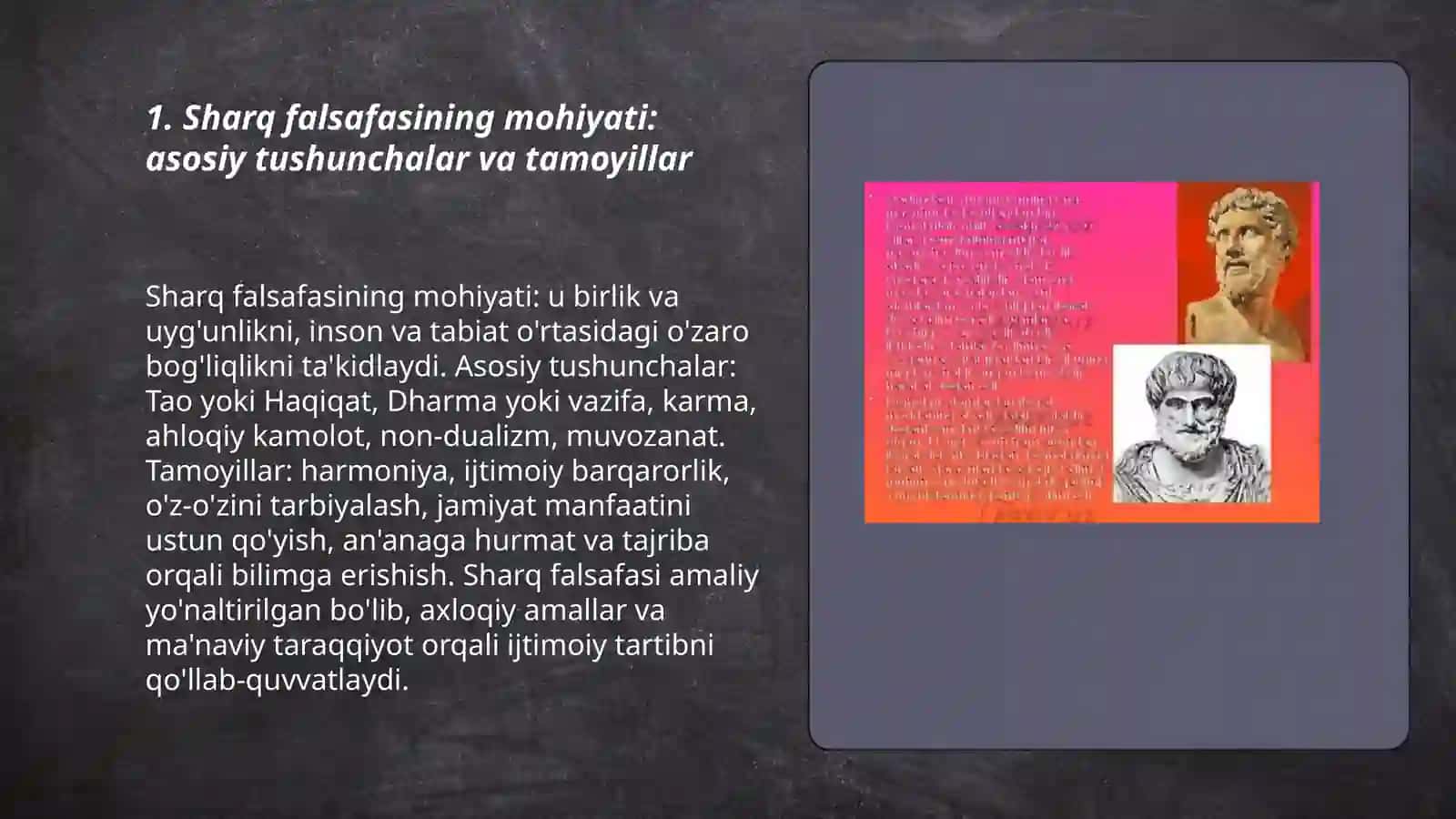 Sharq falsafasining mohiyati va ijtimoiy taraqqiyotidagi roli 3