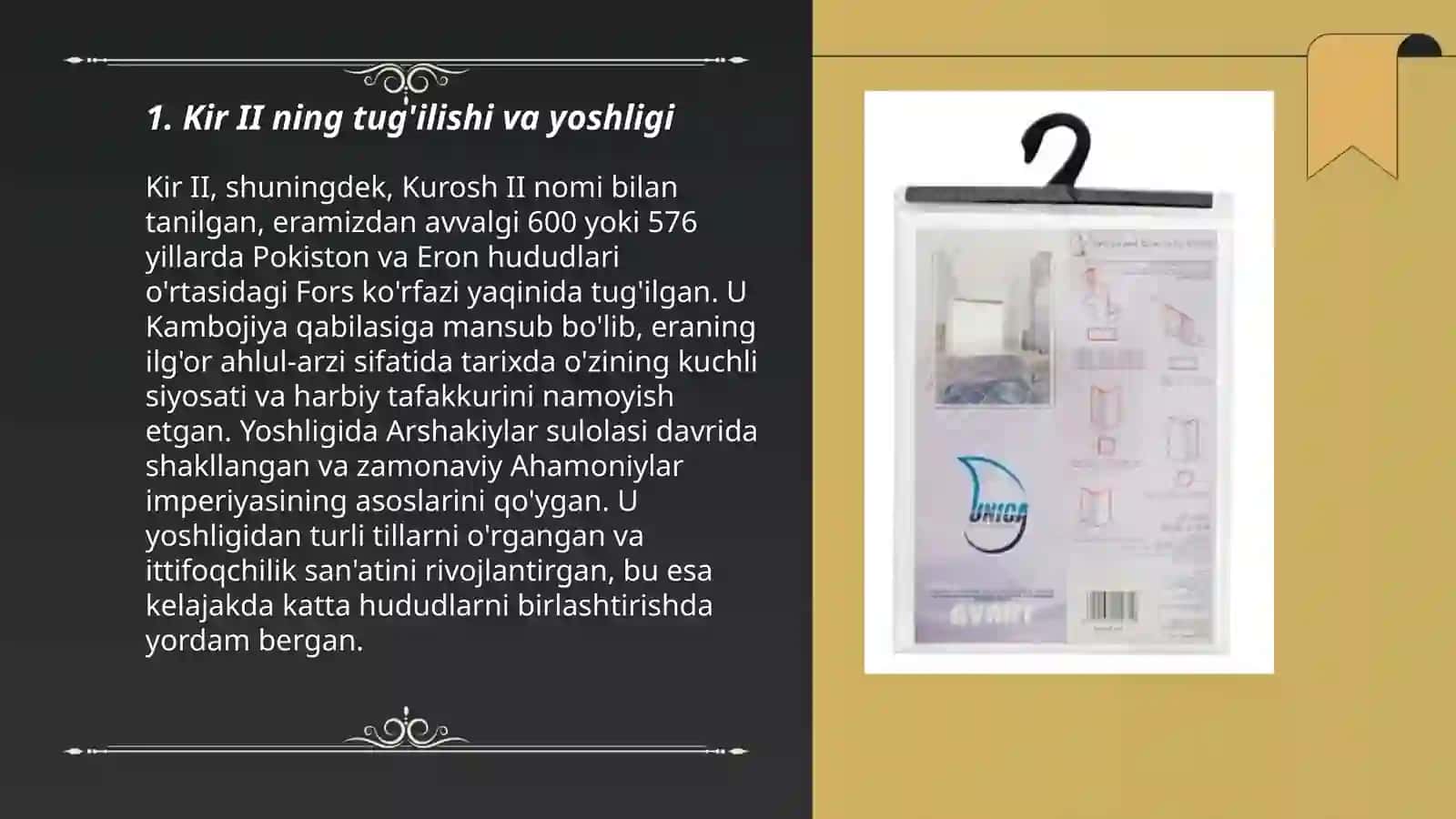 Kir 2 qudratli Ahamoniylar hukmdori 3