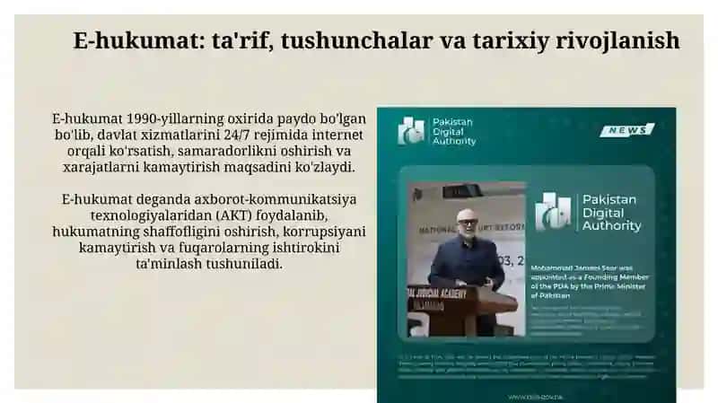 Elektron hukumatni joriy etishning jahon tajribasi 3