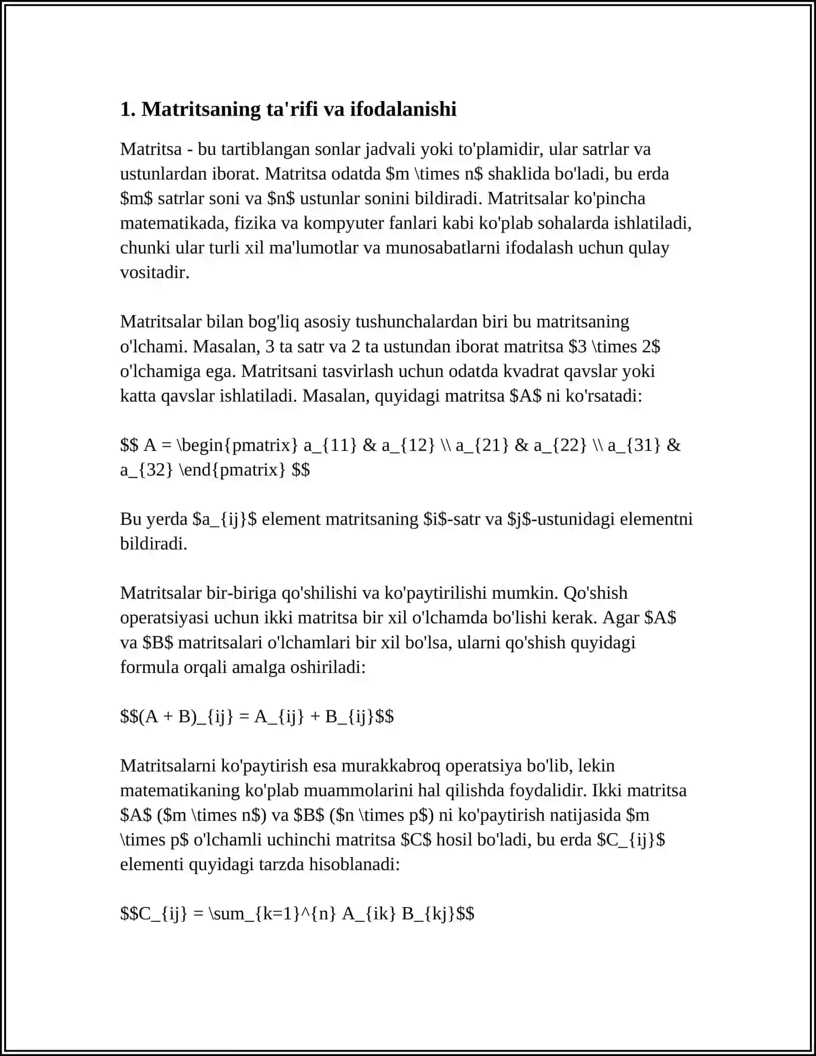 MATRITSA 3