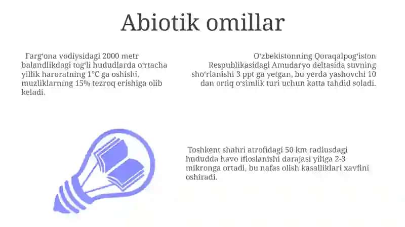 Ekologik omillar va muhit 3