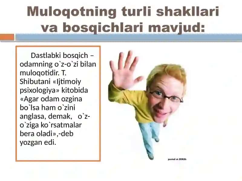 Muloqotning turli shakllari va bosqichlari 3