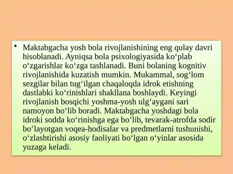 Mavzu:Ijodiy o`yinlar 3