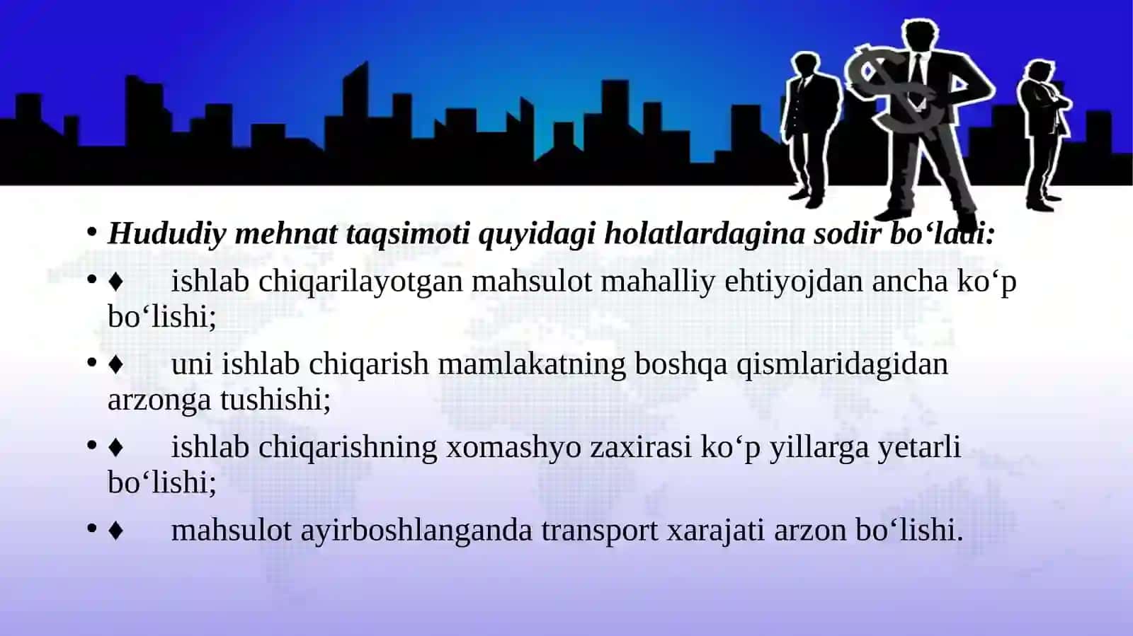 O‘zbekiston iqtisodiyotini hududiy tashkil etish 3