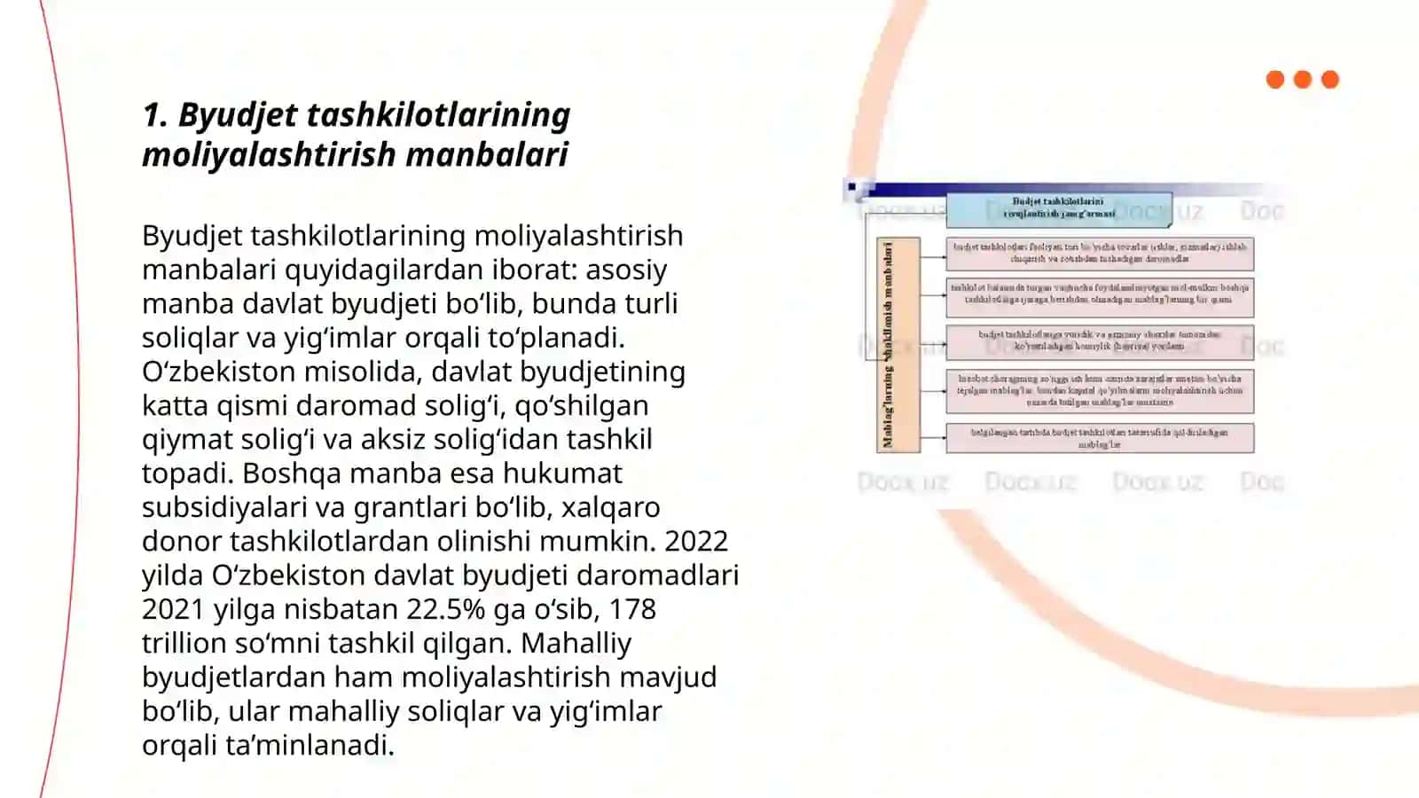 Budjet tashkilotlarini moliyalashtirish va rejalashtirish 3