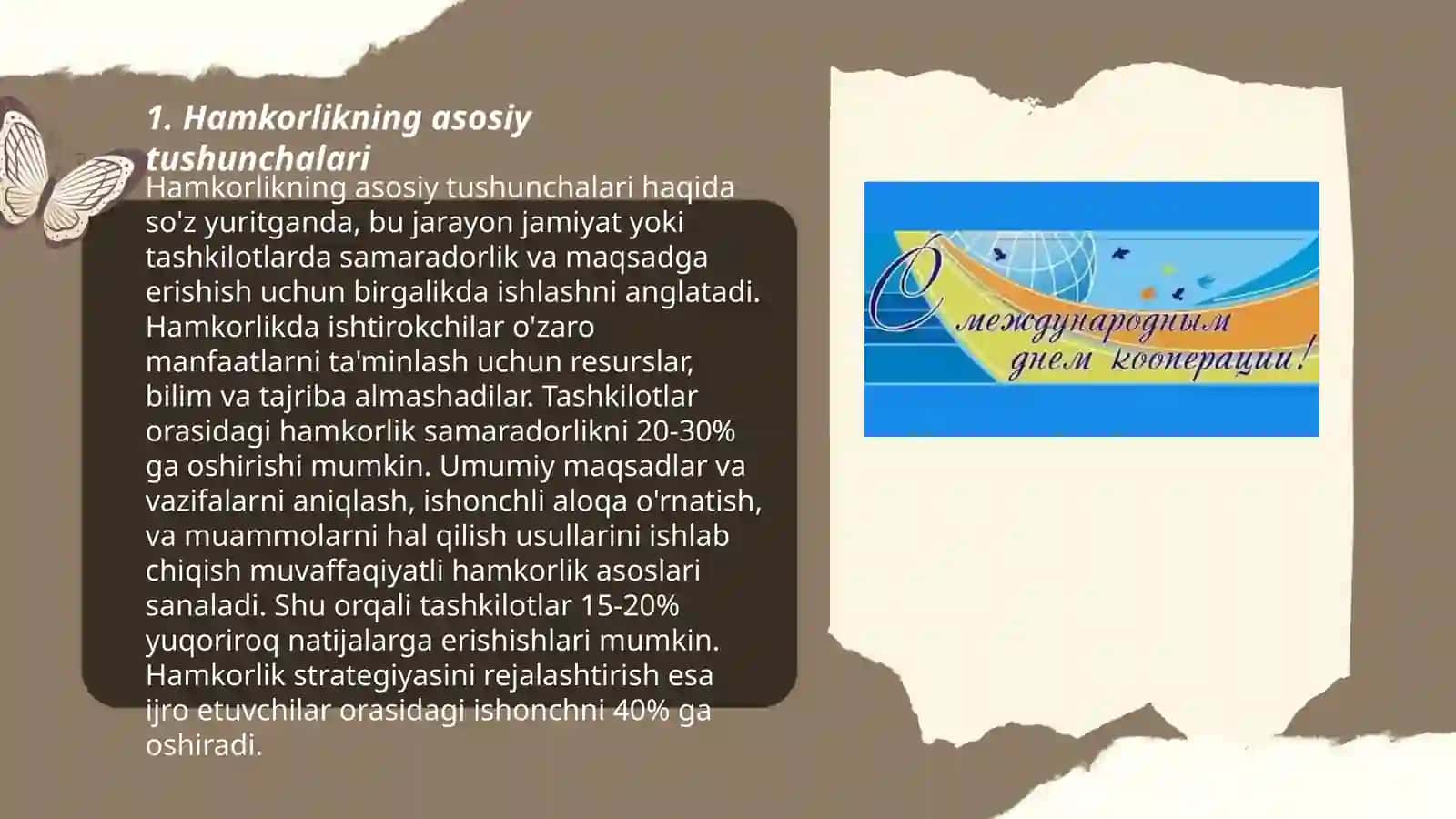 Hamkorlik anʼanalari 3