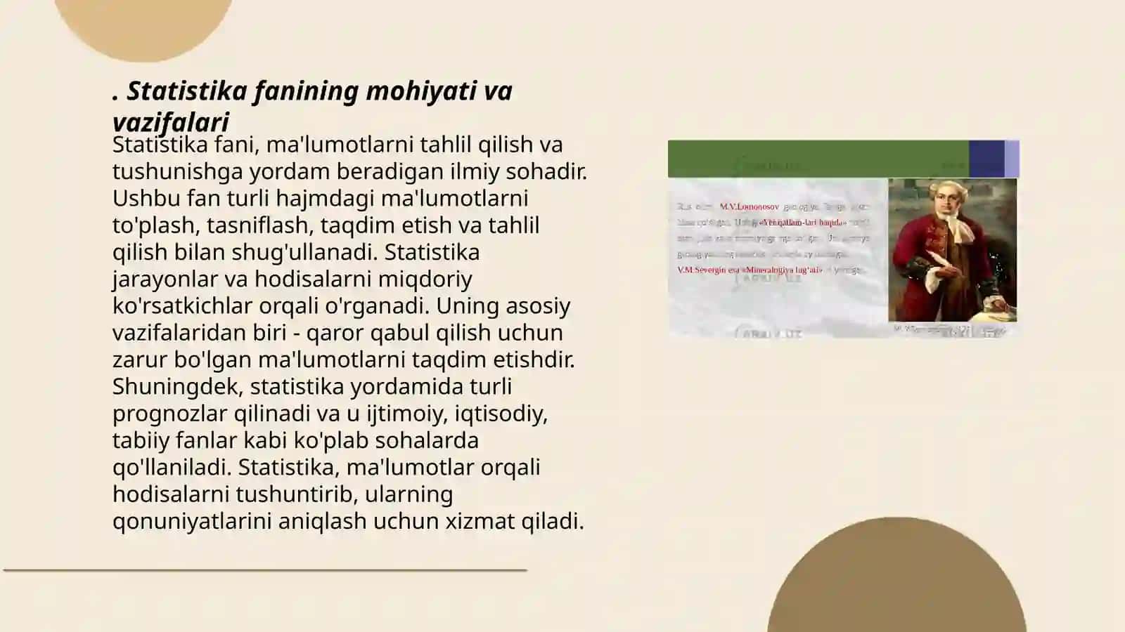 Statistika fanining predmeti va uslubi 3