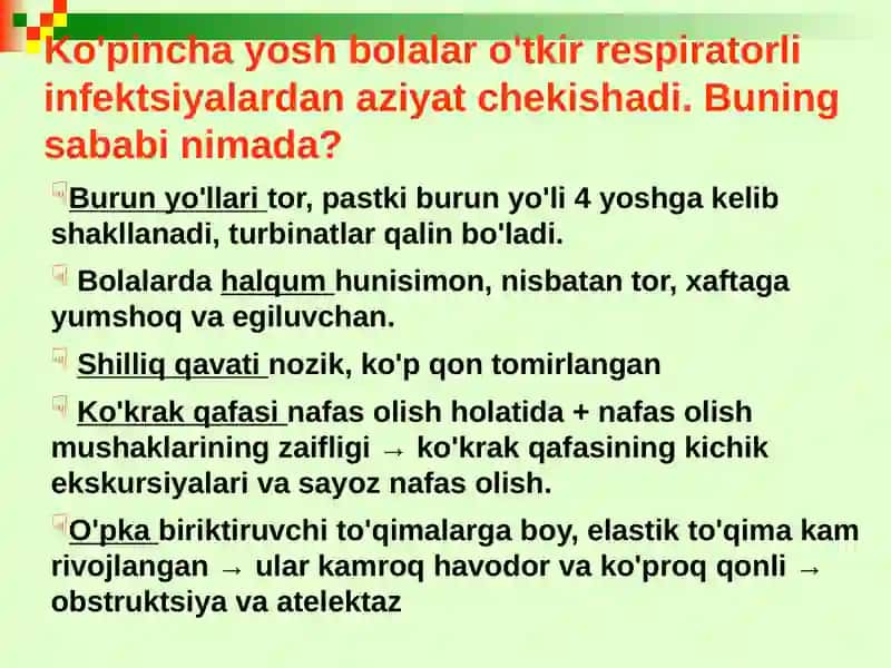 Bolalarda nafas olish kasalliklari 3