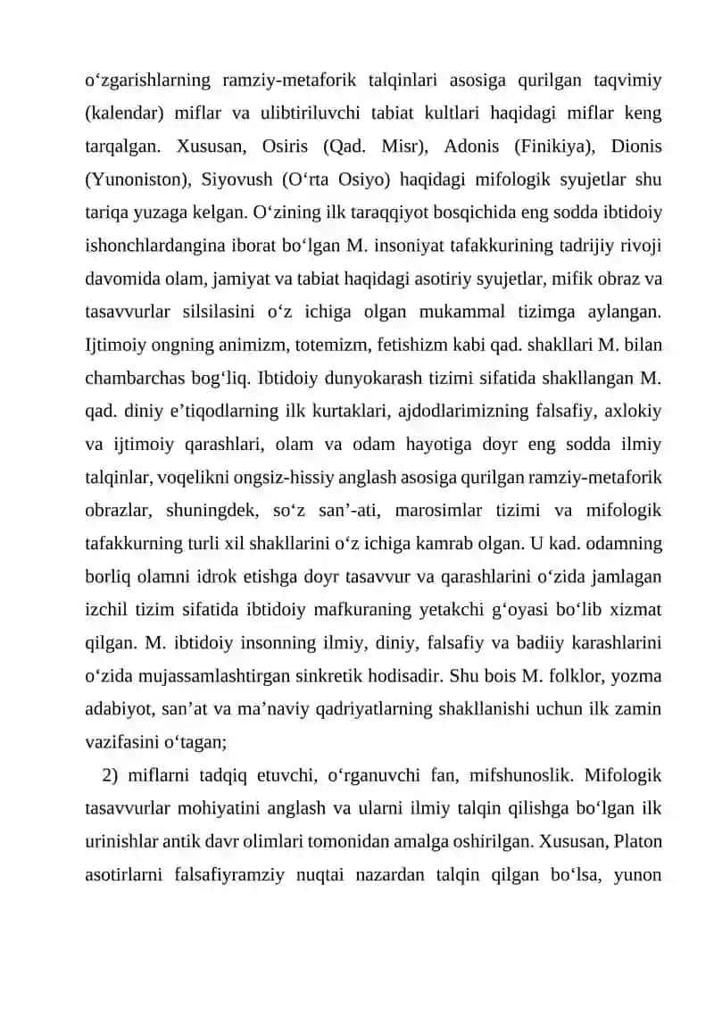 Mif haqida tushuncha 3