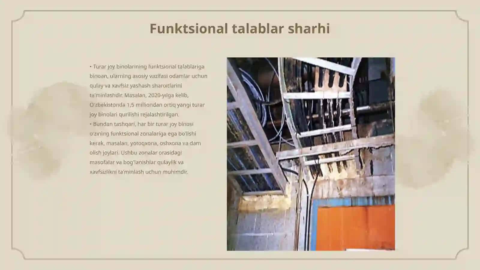 Turar joy binolarini loyihalashda qo'yiladigan umumiy talablar 3