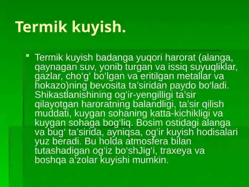 Termik kuyish 3