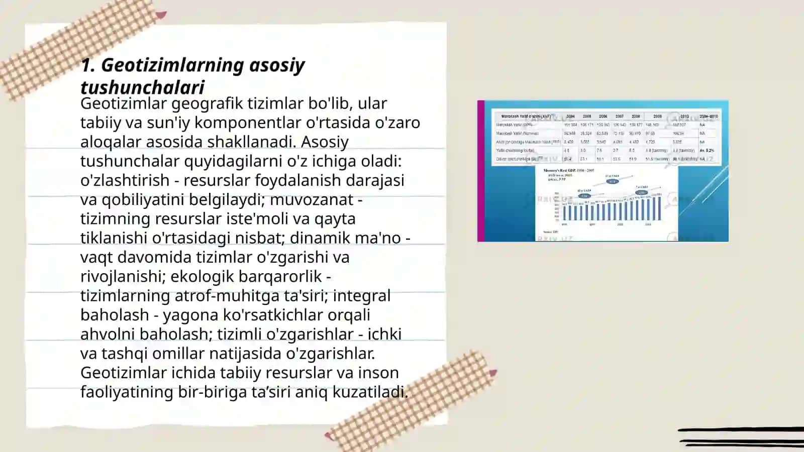 Geosystems Characteristics Analysis 3