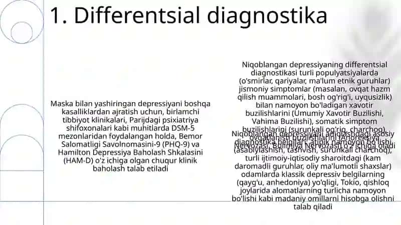 Niqoblangan depressiya 3