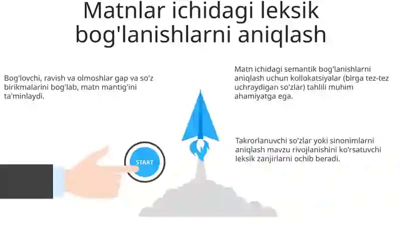 Matn qismlarini bog'lovchi leksik vositalar 3