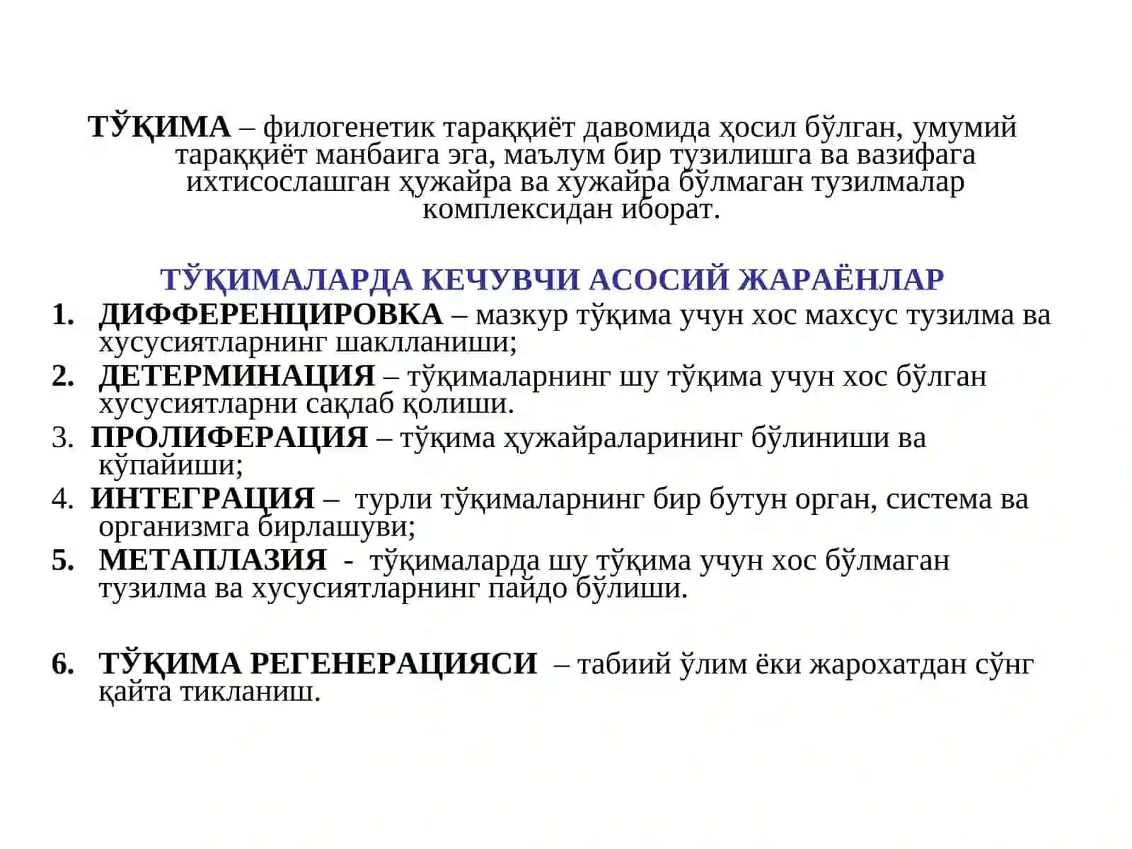 ТЎҚИМА.ЭПИТЕЛИЙТЎҚИМАСИ 3