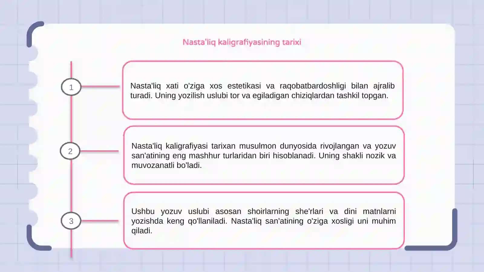 Nasta'liq xatining oʻziga xos xususiyatlari 3