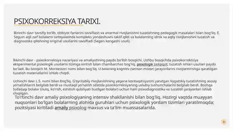 Psixokorreksiya turlari 3