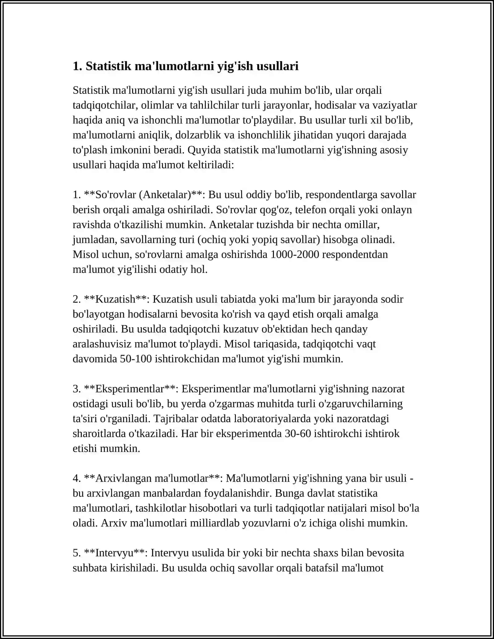 TIBBIY-BIOLOGIK MASALA MISOLIDA MATEMATIK STATISTIKA ELEMENTLARI 3