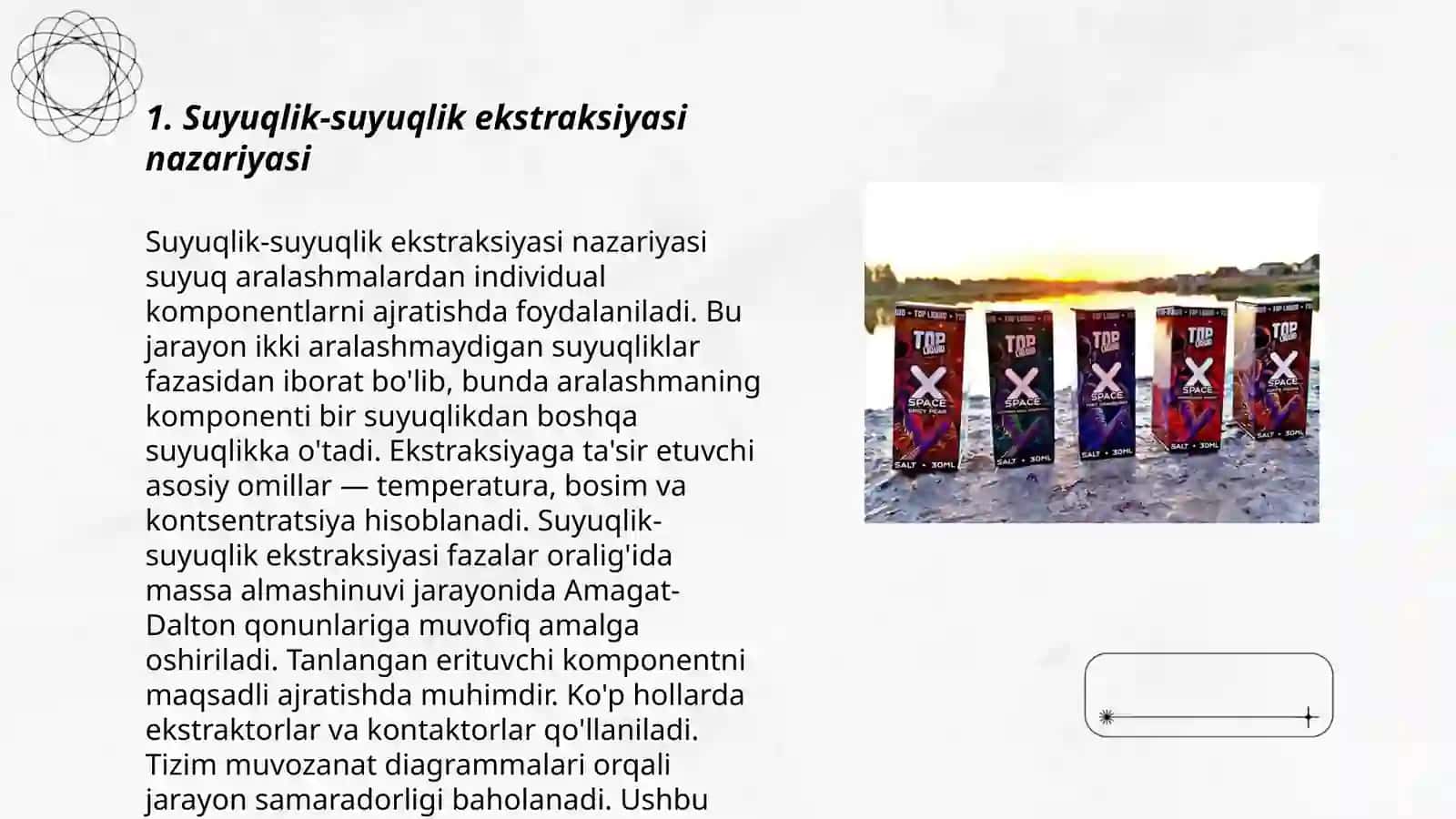 Suyuqlik-Suyuqlik ekstraksiyasi 3