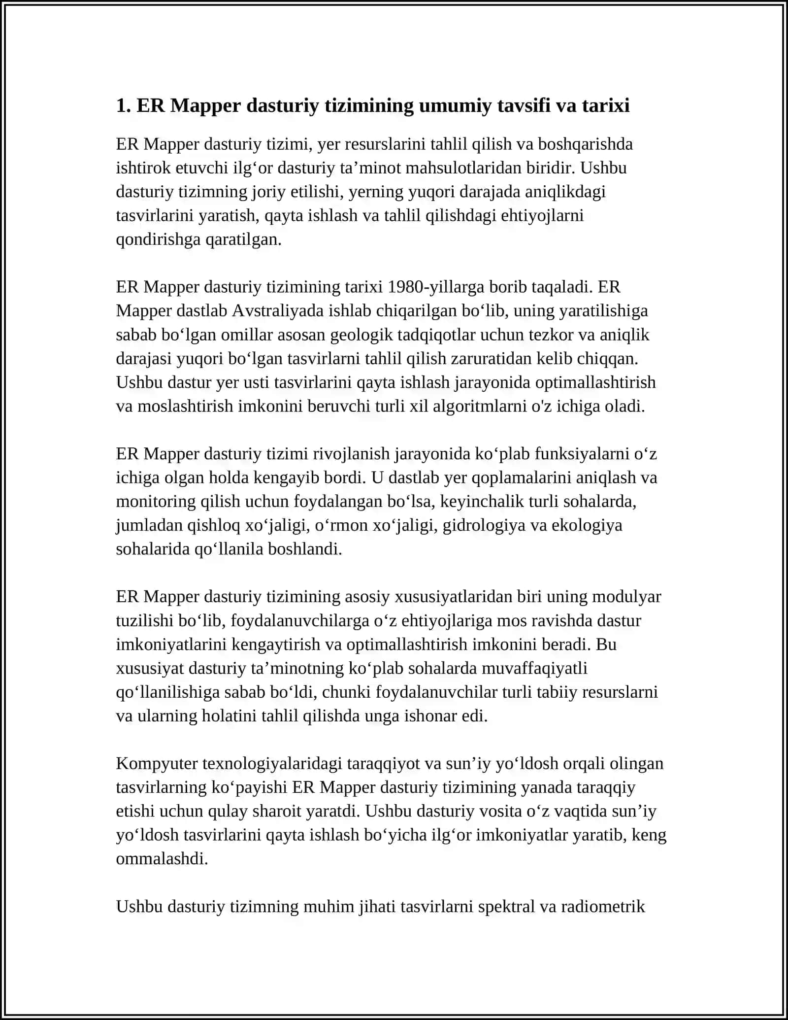 ER Mapper dasturiy tizimi 3
