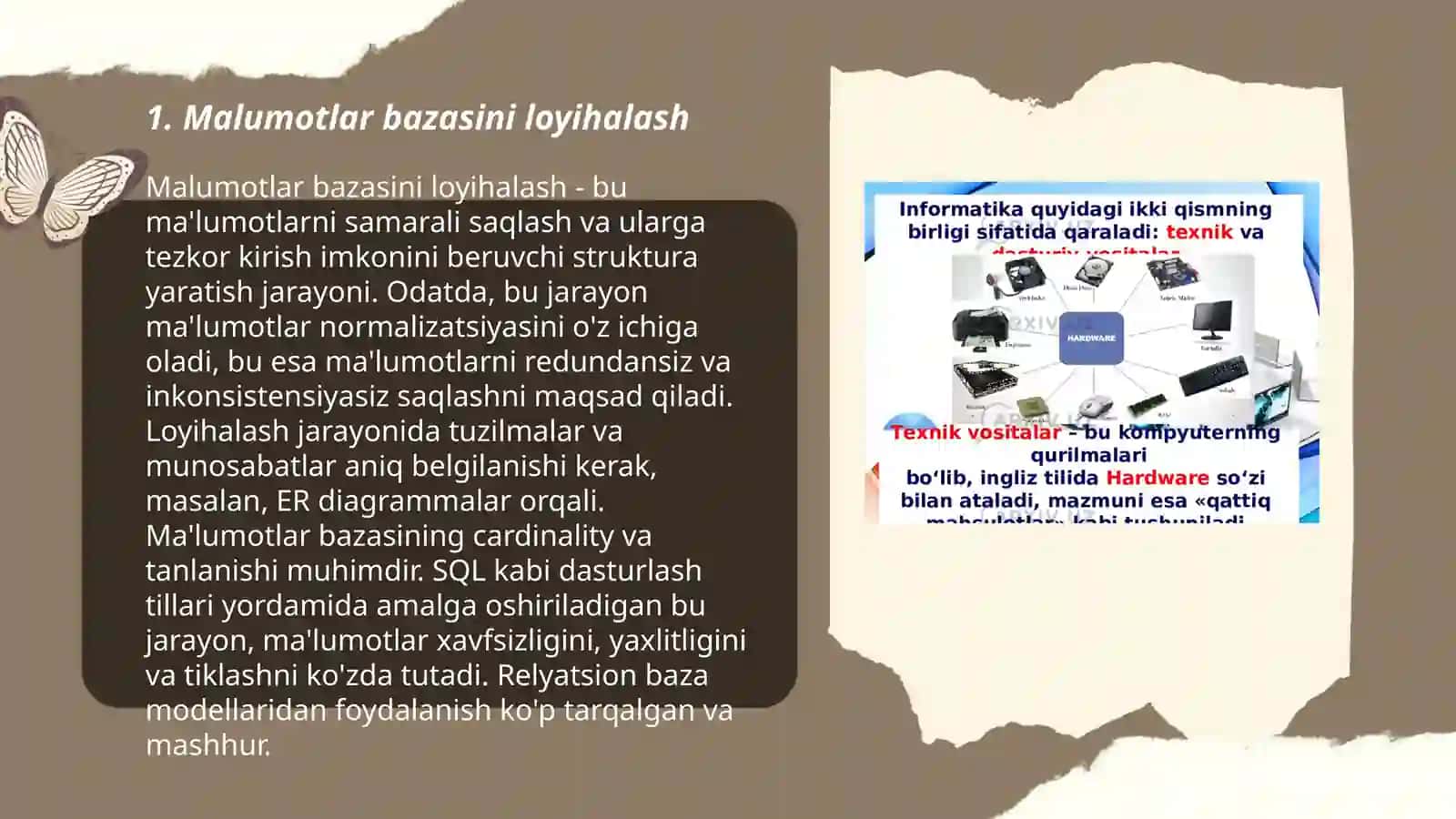 Access 2016 Malumotlarni bazasini boshqarish tizimlaridan foydalanib sohaga oid ma‘lumotlar bazalarini tuzish va ulardan foydalanish 3