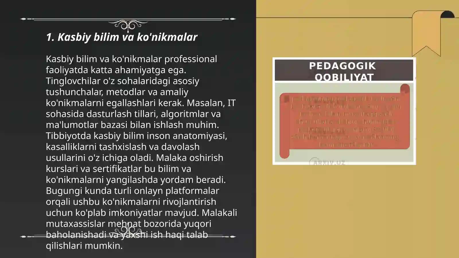 Kasbiy pedagogik madaniyat 3