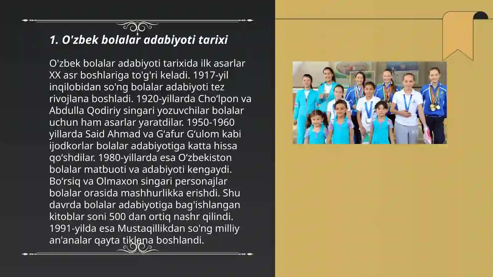 O'zbek bolalar adabiyoti 3